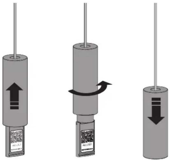 MOTION CMD-03 - Ausblenden des MotionBlinds-Konfigurationscode - 1