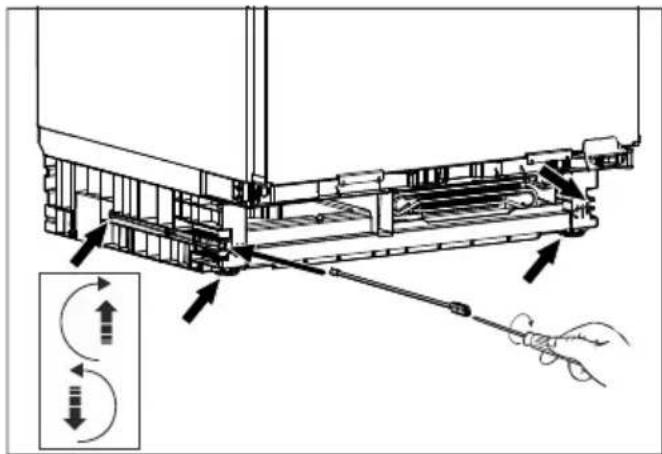 MIELE KWTUS 7096 E - Positionner la cave à vin - 1