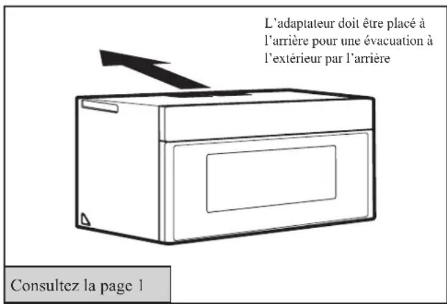 ELECTROLUX EMOW1911SS - B ÉVACUATION À L'EXTÉRIEUR PAR L'ARRIÈRE (CONDUIT HORIZONTAL) - 1
