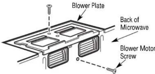 ELECTROLUX EMOW1911SS - B5. ADAPTING MICROWAVE BLOWER FOR OUTSIDE BACK EXHAUST - 11