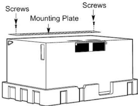ELECTROLUX EMOW1911SS - REMOVINGTHEMICROWAVE OVENFROMTHECARTON/REMOVINGTHEMOUNTING PLATE - 3