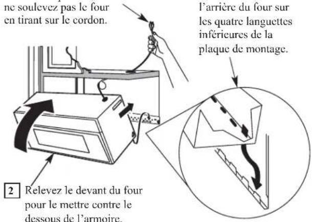 ELECTROLUX EMOW1911SS - B5. ADAPTATION DU VENTILATEUR DU FOUR À MICRO-ONDES POUR L'ÉVACUATION À L'EXTÉRIEUR PAR L'ARRIÈRE (suite) - 10
