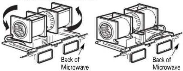 ELECTROLUX EMOW1911SS - B5. ADAPTING MICROWAVE BLOWER FOR OUTSIDE BACK EXHAUST - 5