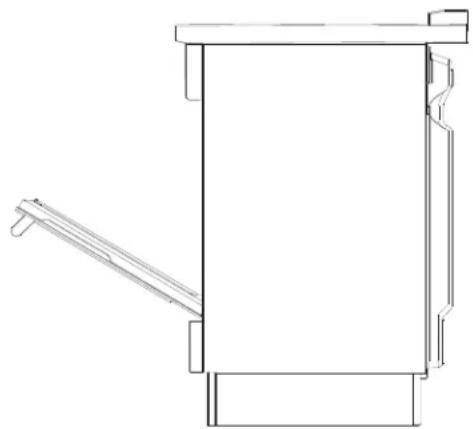 ELECTROLUX ECFI3668SS - Retrait de la porte - 1