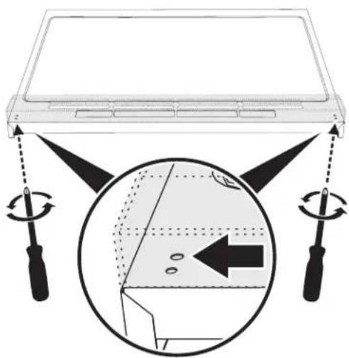 ELECTROLUX ECFI3668SS - Installing the backguard - 4