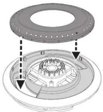 ELECTROLUX ECFG3668SS - Refitting the cooktop burners - 2