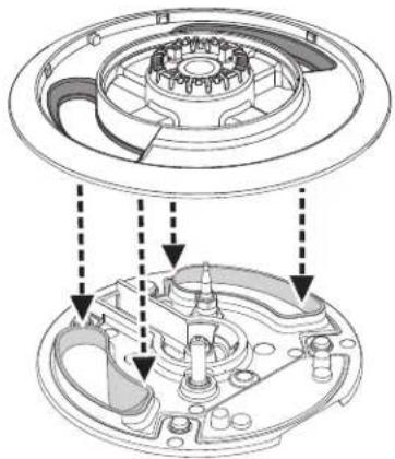 ELECTROLUX ECFG3668SS - Refitting the cooktop burners - 1
