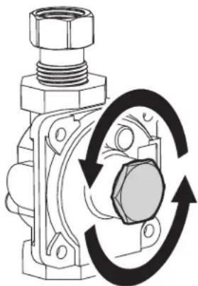 ELECTROLUX ECFG3668SS - Setting the pressure regulator for Propane Gas - 1