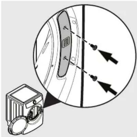 ELECTROLUX ELFG7738WH - Reinstalling latch and hole plugs - 1