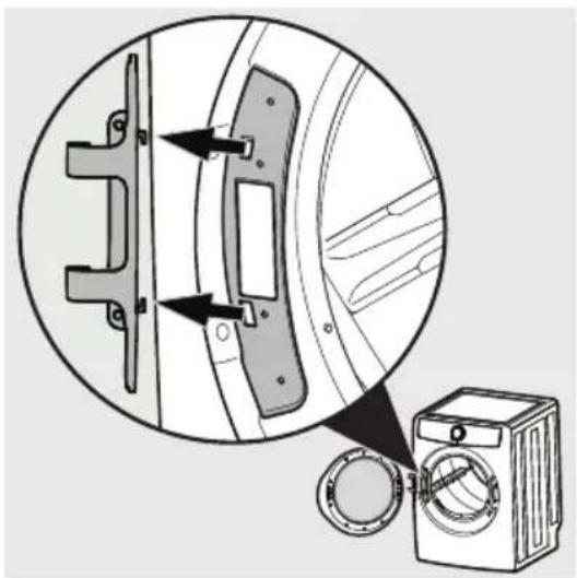 ELECTROLUX ELFG7738WH - Enlèvement de l'ensemble de porte - 1