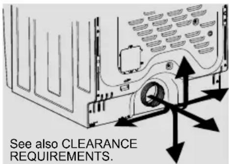 ELECTROLUX ELFG7738WH - Exhaust direction - 1