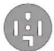 ELECTROLUX ELFG7738WH - Electrical connection (non-Canada) - 4 wire cord - 1