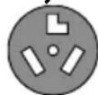 ELECTROLUX ELFG7738WH - 3-wire power supply cord (not supplied) - 1