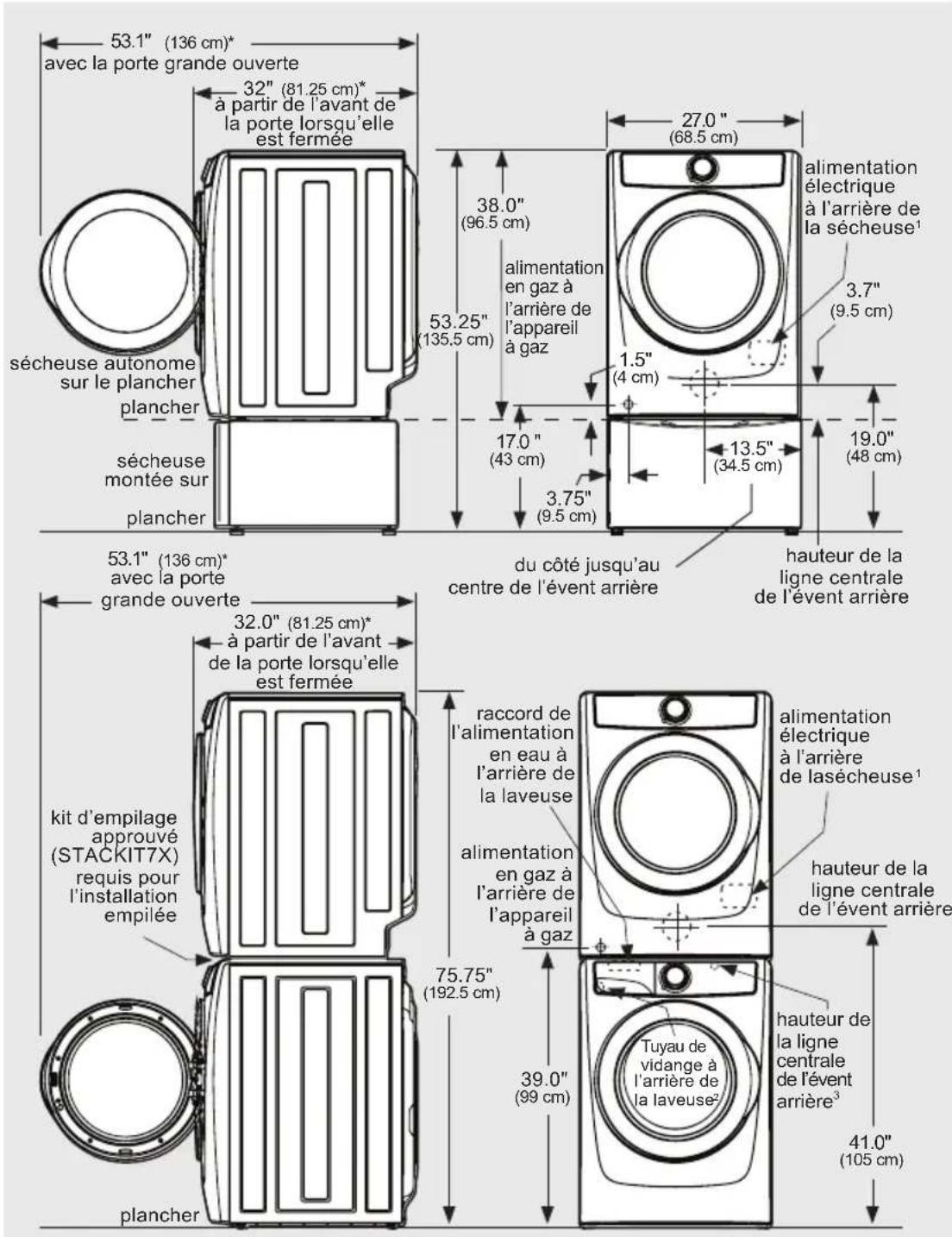 ELECTROLUX ELFG7537WH - REMARQUE - 5