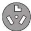 ELECTROLUX ELFG7537WH - Cordon d'alimentation à 3 fi ls (non fourni) - 1
