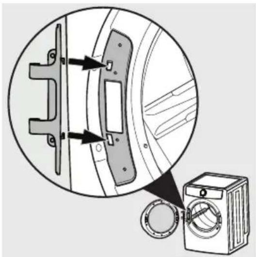 ELECTROLUX ELFE7738WH - Volver a instalar el montaje de la puerta - 1