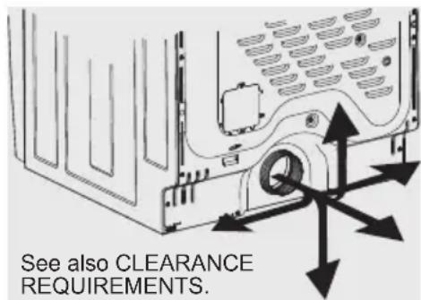 ELECTROLUX ELFE7738WH - Exhaust direction - 1