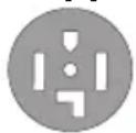 ELECTROLUX ELFE7738WH - 4-wire power supply cord (not supplied) - 1