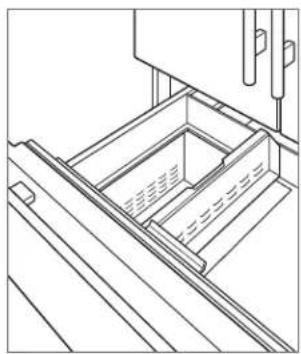 Sub-Zero CL3650RID - Para instalar las cestas del congelador (modelos arriba y abajo): - 2