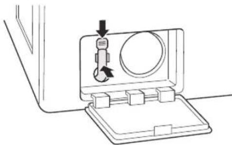 LG WM3555HWH - Replacez le bouchon sur le tuyau de vidange et rattachez le tuyau de vidange. - 1