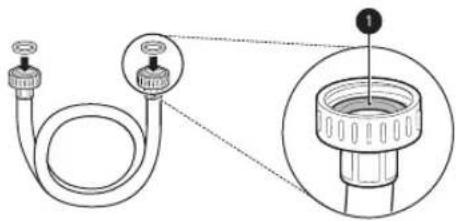 LG WM3555HWH - How to Connect the Water Inlet Hoses - 1