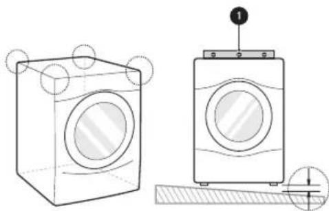 LG WM3555HWH - How to Level the Washer - 1