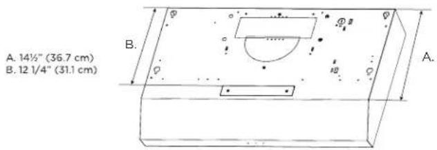 FRIGIDAIRE FCVW3662SS - Style 1 - Recirculating Hood version - 1