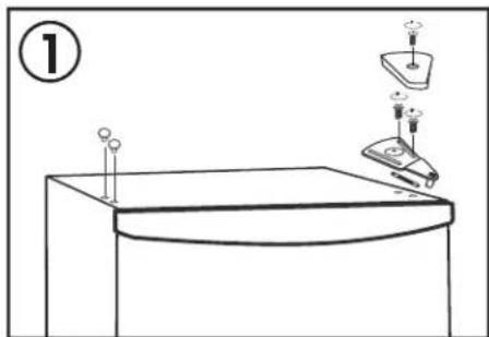 DANBY DAR044A4WH - INSTRUCCIONES DE REVERSION DE PUERTA - 1
