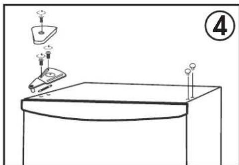 DANBY DAR044A4WH - INSTRUCTIONS D'INVERSION DE PORTE - 4