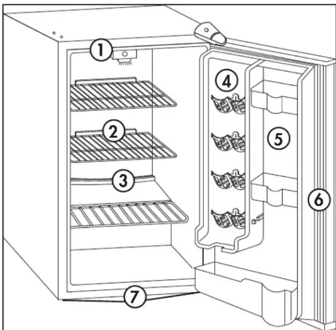 DANBY DAR044A4BK - CARACTERISTICAS - 1