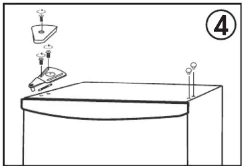 DANBY DAR044A4BK - DOOR REVERSAL INSTRUCTIONS - 4