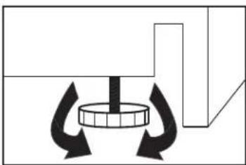 DANBY DAR026A1WH - LEVELING INSTRUCTIONS - 1