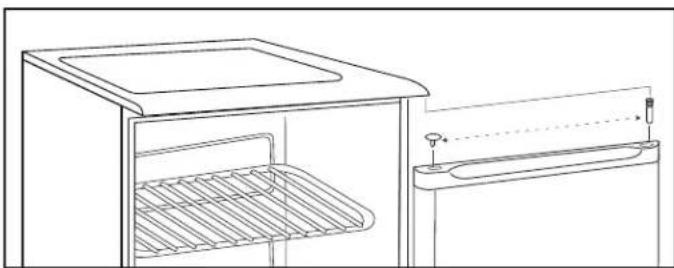DANBY DAR026A1BK - DOOR REVERSAL INSTRUCTIONS - 2