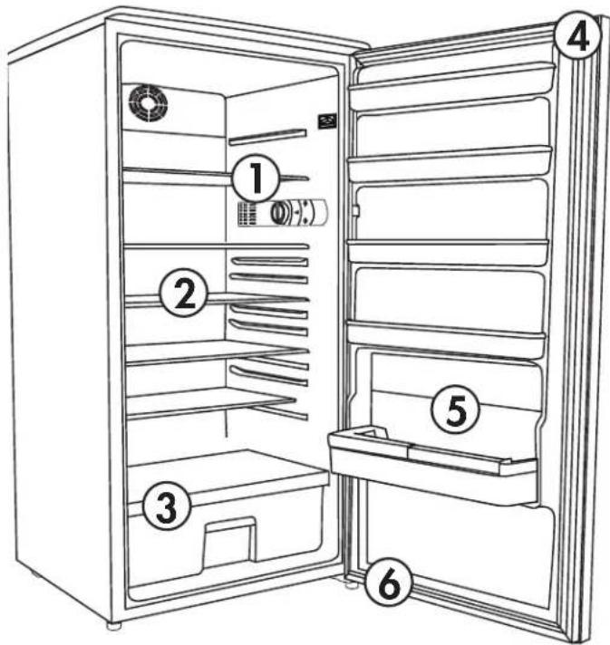 DANBY DAR110A1WH - CARACTERISTICAS - 1