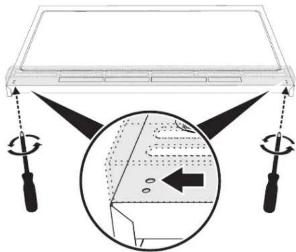 FRIGIDAIRE PCFI3670SS - Installation du dosseret - 4