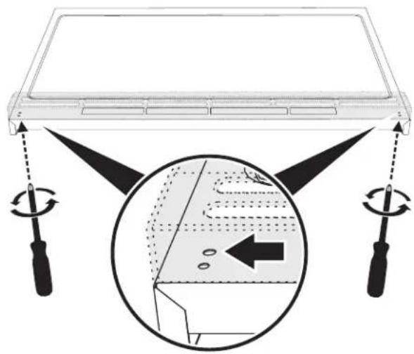 FRIGIDAIRE PCFI3670SS - Montaje del respaldo - 4