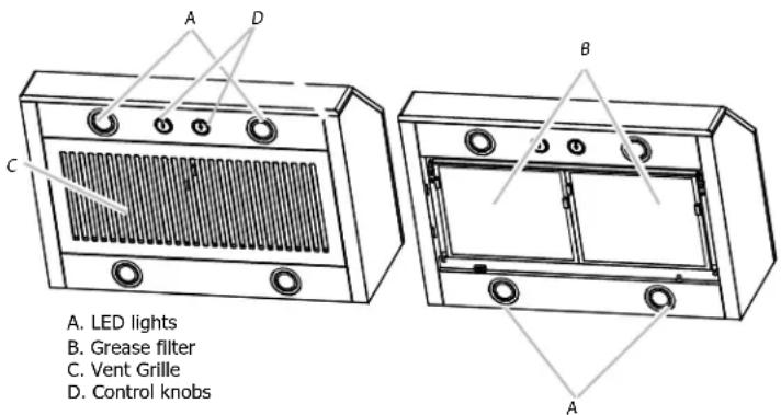 FRIGIDAIRE FHWC3050SS - RANGE HOOD USE - 1