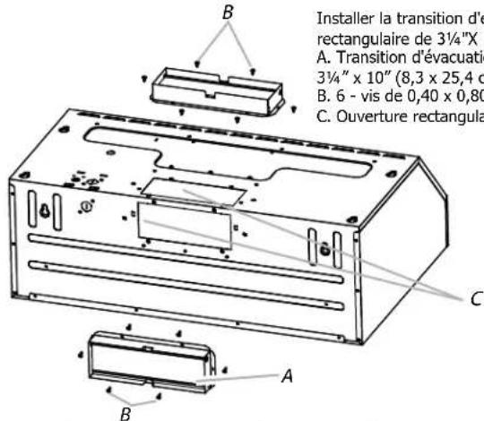 FRIGIDAIRE FHWC3050SS - Installation du volet motorisé - 1