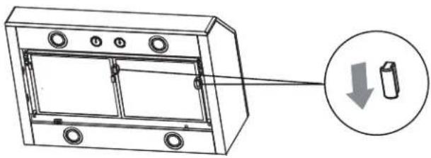 FRIGIDAIRE FHWC3050SS - Para limpiar y colocar el filtro de grasa - 2