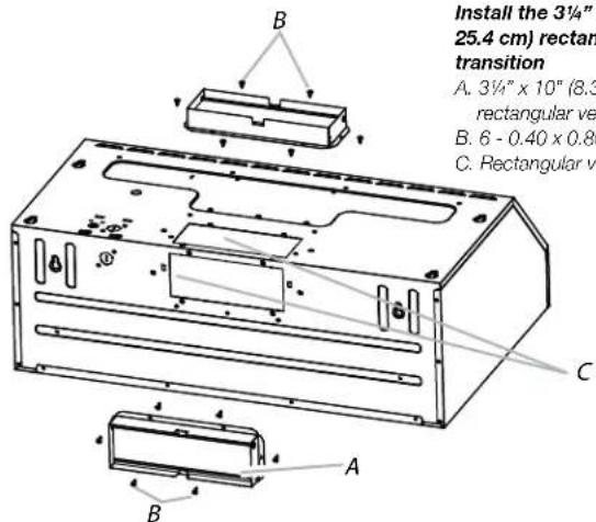 FRIGIDAIRE FHWC3050SS - Vent Damper Installation - 1