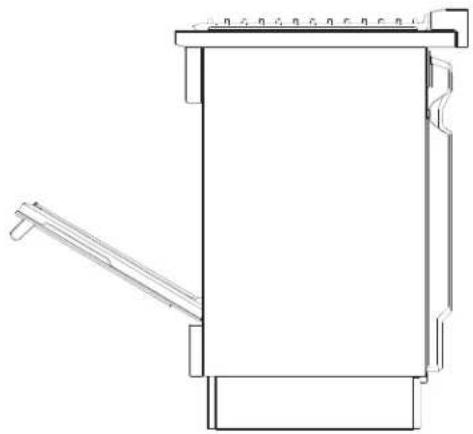 FRIGIDAIRE PCFG3670SS - Desmontaje de la puerta - 1
