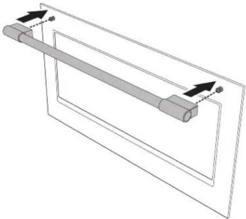 FRIGIDAIRE PCFG3670SS - Installing the door handle - 1