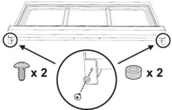 FRIGIDAIRE PCFG3670SS - Installing the backguard - 1