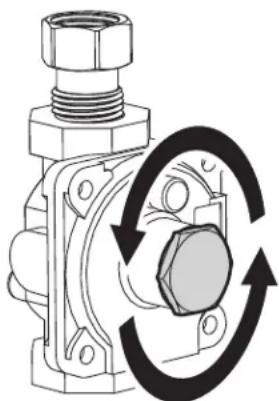 FRIGIDAIRE PCFD3670SS - Réglage du régulateur de pression pour le gaz propane - 1