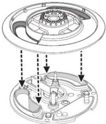 FRIGIDAIRE PCFD3670SS - Refitting the burners - 1