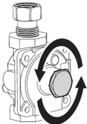 FRIGIDAIRE PCFD3670SS - Setting the pressure regulator for Propane Gas - 1