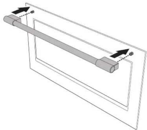 FRIGIDAIRE PCFD3670SS - Installing the door handle - 1