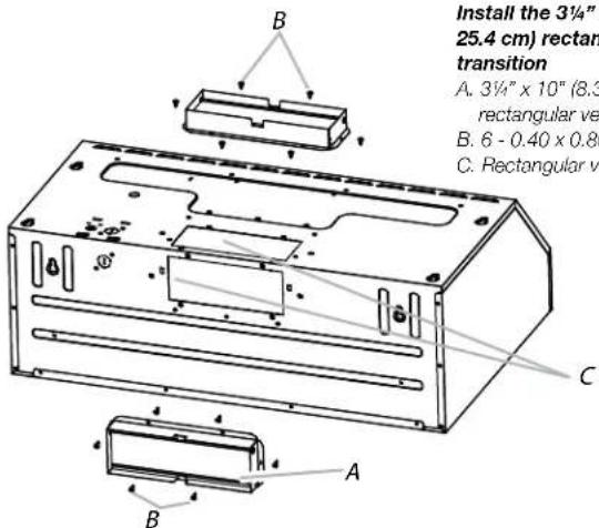 FRIGIDAIRE FHWC3650SS - Vent Damper Installation - 1