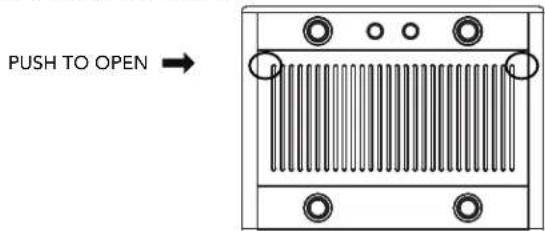 FRIGIDAIRE FHWC3650SS - To clean or replace grease filter: - 1