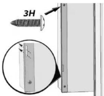 FRIGIDAIRE FPFU19F8WSS - Configuración del accesorio de moldura lateral Electrolux TRMKTSSILV84 - 1